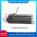 Aluminum fin mini refrigeration microchannel fin air cooler